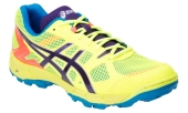 Asics Gel-Lethal Elite 6  - Neon Yellow/Navy/Orange Glow - P517Y - Mens Football Shoes
