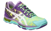 Asics Gel-Netburner Professional 11 - Hybrid Blues/White/Sun - R551N - Womens Netball Shoes