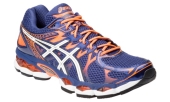 Asics Gel-Nimbus 16 - Blue Print/Flash Orange/Black - T435N - Mens Running Shoes