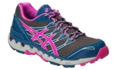 Asics Gel-Fuji Sensor 3 - Dark Grey/Pink Glow/Mosaic Blue - T4E5N - Womens Trail Shoes