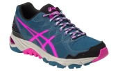 Asics Gel-Fuji Trabuco 4 - Mosaic Blue/Pink Glow/Black - T5L6N - Womens Trail Shoes